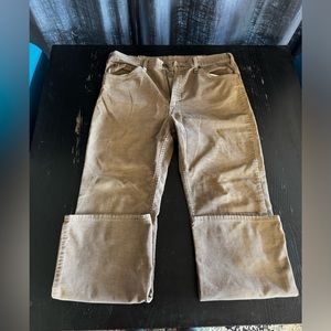 32x30 JC Penney brown corduroy pants